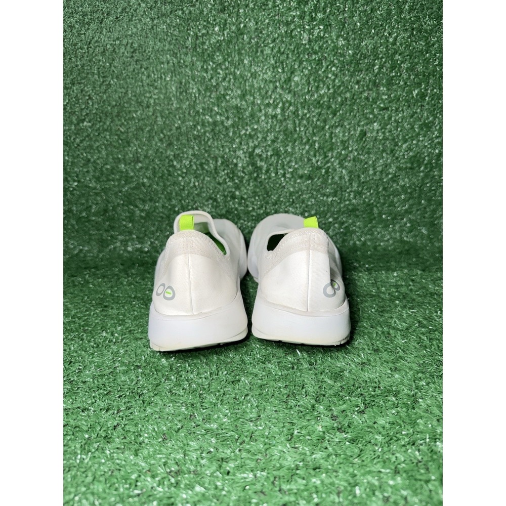 OOFOS Womens Size 7 Oomg eeZee Low Shoes White Loafers Recovery Slip On Sneakers - Picture 7 of 9